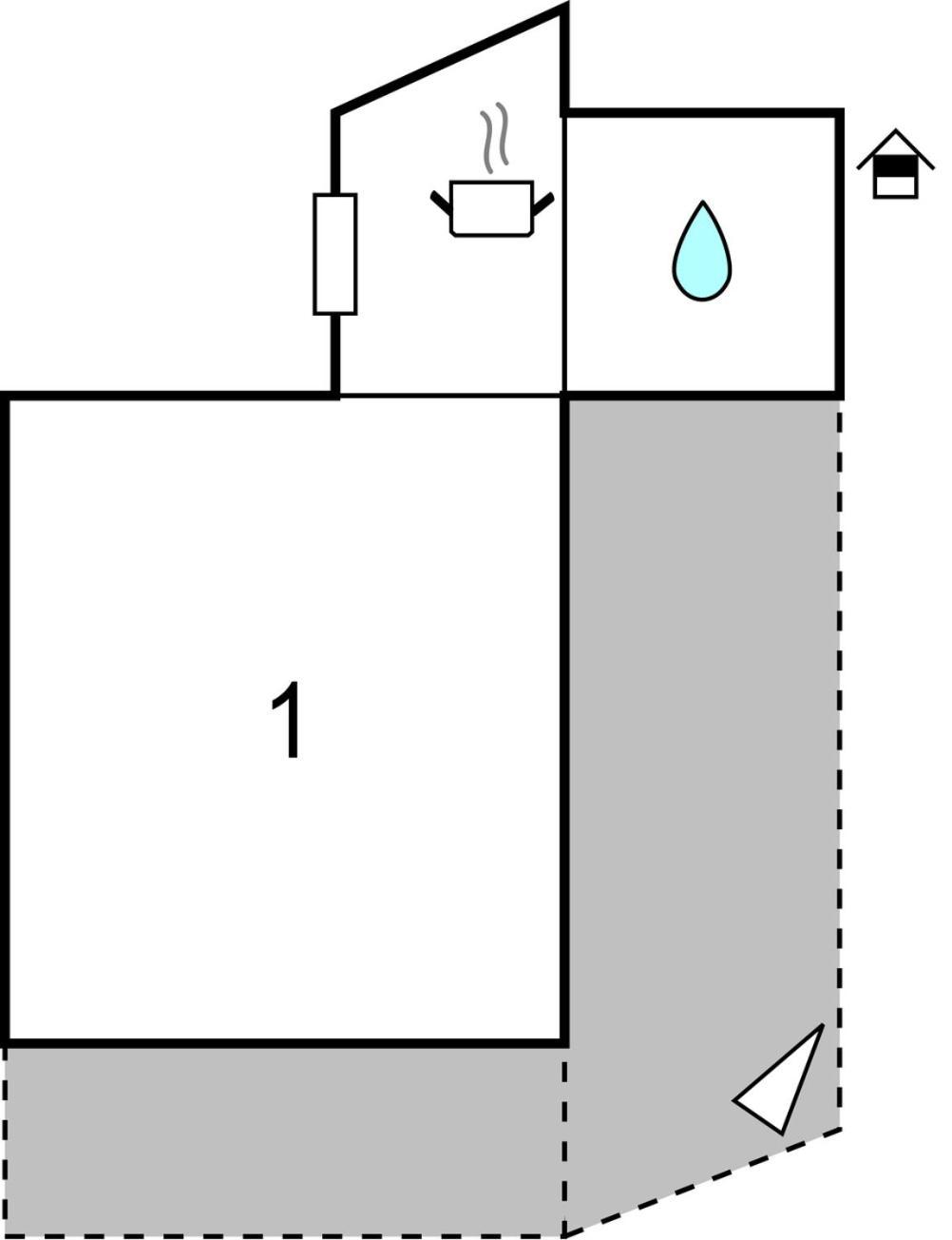 1 Bedroom Cozy Apartment In Crikvenica Eksteriør billede